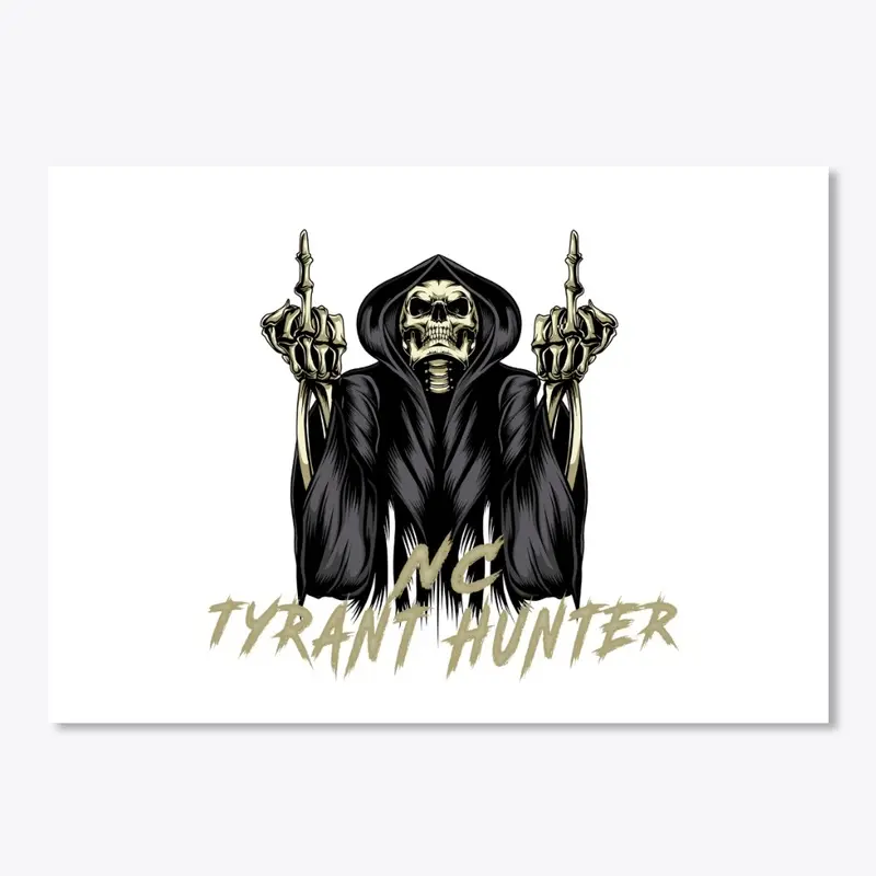 NC Tyrant Hunter Hats ,stickers & masks